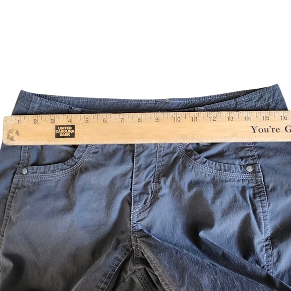 Kuhl Dark Gray Straight Fit Hiking Outdoors Pants. Sz. 6 - Picture 11 of 16